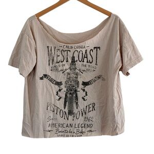 West Coast Graphic Beige Tee